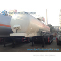 24 Cubic Meters Chemical Liquid Tank Semi Trailer Tri-axles 98% Sulfuric Acid Tanker Trailer